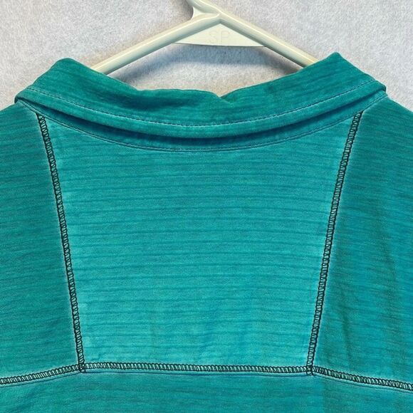TOMMY BAHAMA Polo Shirt Men’s 2XL Green Lightweight Cirrus Coast Short Sleeve - Picture 12 of 13
